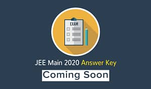 JEE Main 2020 answer key
